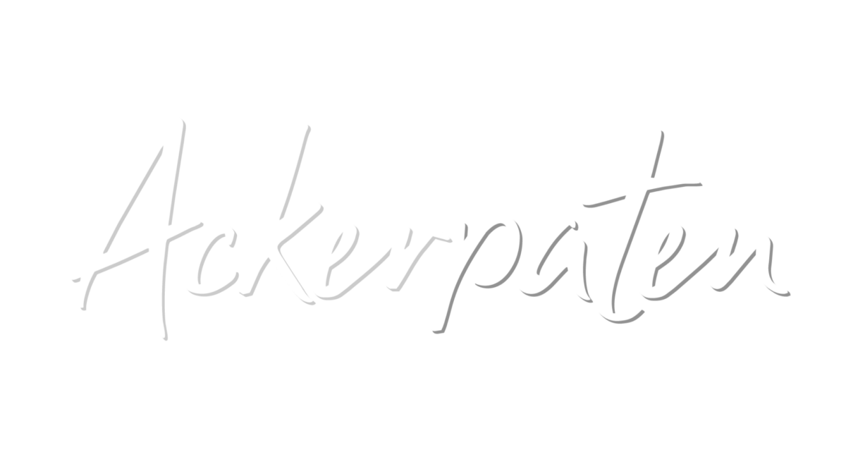 Ackerpaten Teamevent – Logo schattiert